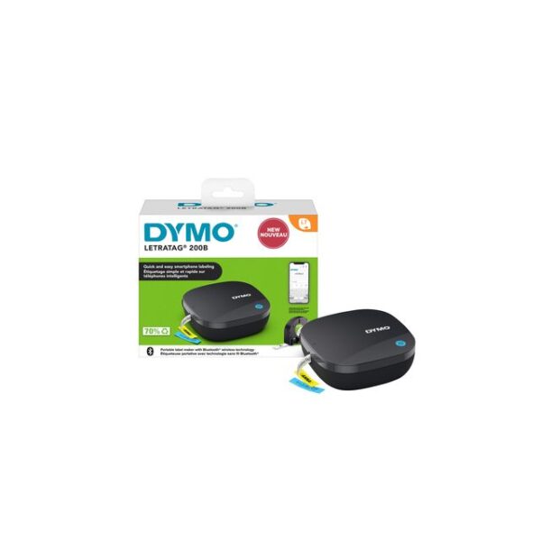 Labelprinter Dymo LetraTag 200B draagbaar bluetooth 12mm zwart