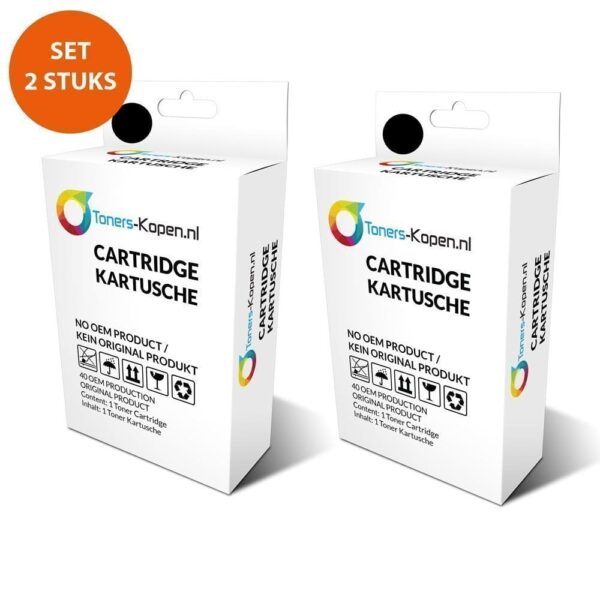 Huismerk 2x Inktcartridge voor HP 920XL CD971AE Zwart