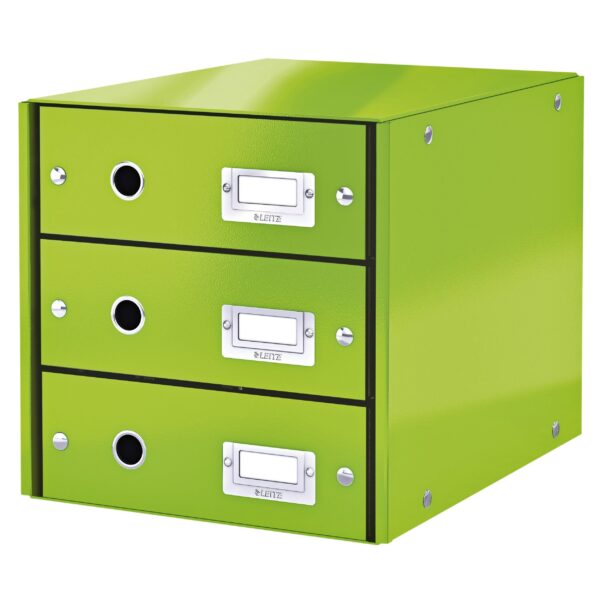Ladenbox Leitz WOW Click & Store 3 laden groen | 3 stuks