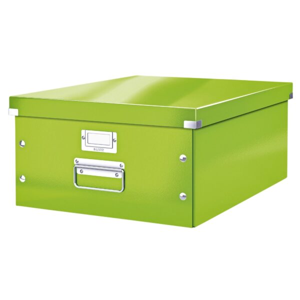 Opbergdoos Leitz Click & Store WOW groot 369x200x482mm groen