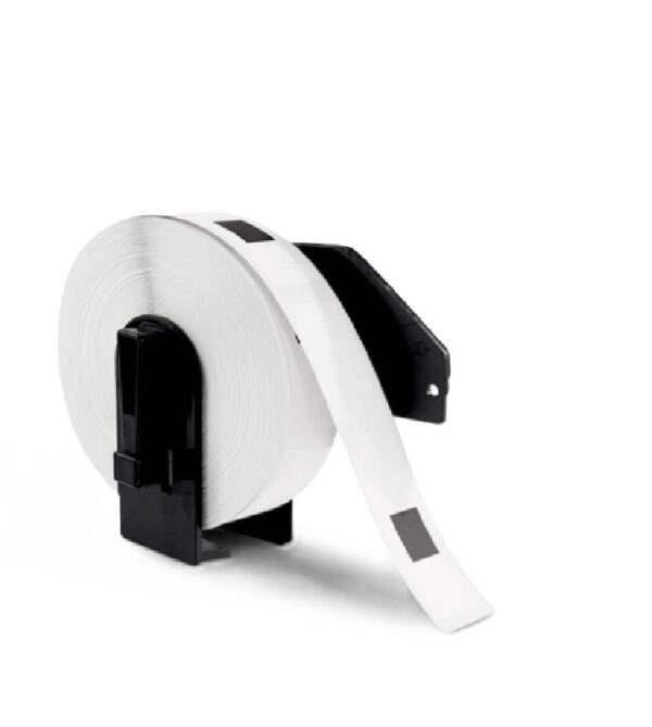 Huismerk Label Tape voor Brother DK-11203 | 17 x 87 mm | Zwart op Wit - 300 labels per rol - 1 stuk