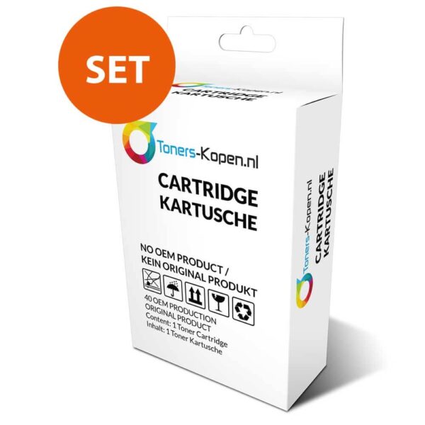 PG512 CL513Opmerkingen : met niveau-indicatorVerpakking : wit Label Set van 2x alternatief - compatible inkt cartridge voor Canon PG512+CL513 met niveau-indicator