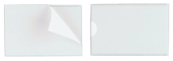 Etikethouder Durable pocketfix 57x90mm zelfklevend 10 stuks